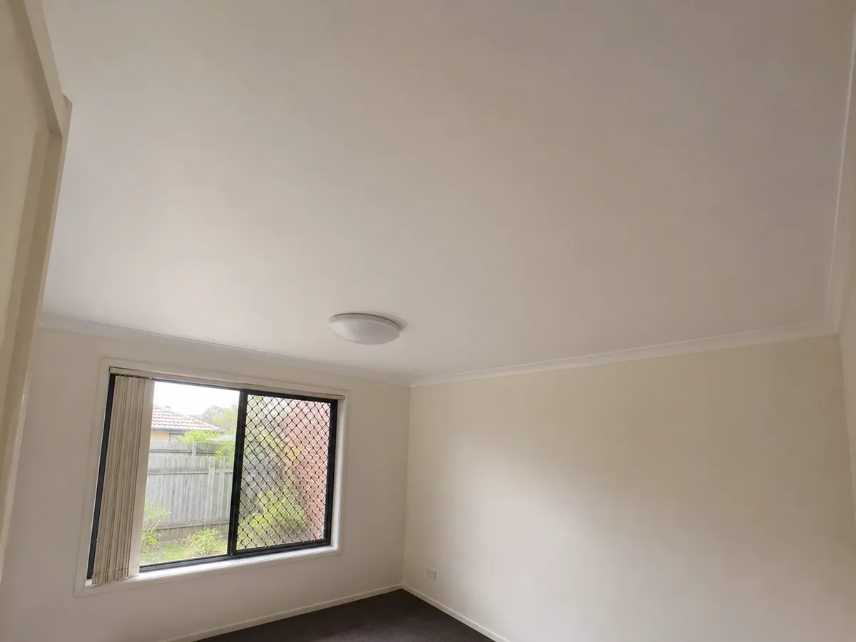 Finished ceiling repair in a Sunnybank Hills bedroom